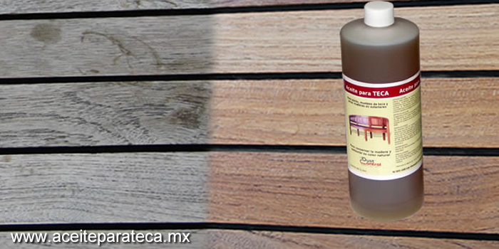 Aceite para el color de teca